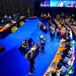 Jovens senadores tomam posse na Semana de Vivência Legislativa