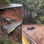 Chuvas deixam dois desaparecidos no Paraná e cidades em emergência em SC